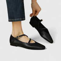 Kymberly | Orthopedic Flat Shoes Black