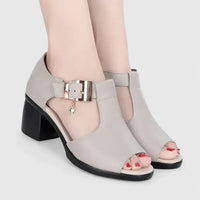 Lyzanne | Elegant Sandals Gray