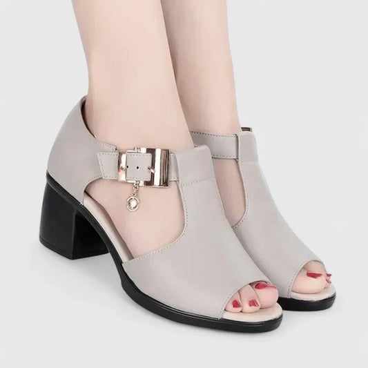 Lyzanne | Elegant Sandals Gray