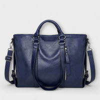 Olivia - Large Leather Bag Blue