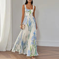 Arabella - Floral A-Line Maxi Dress