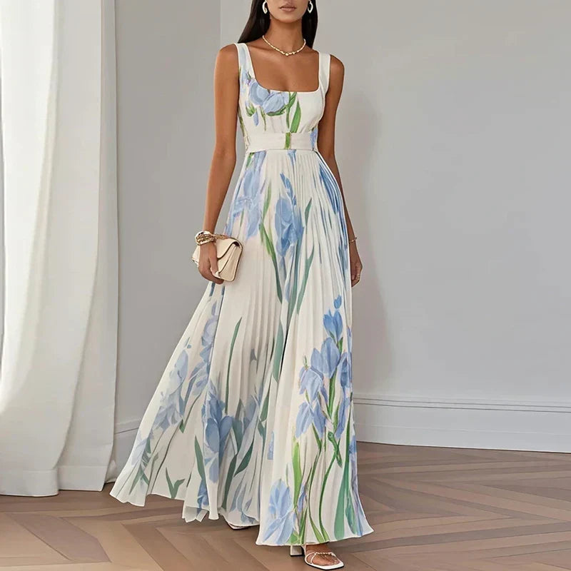 Arabella - Floral A-Line Maxi Dress