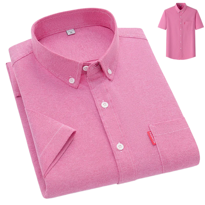 Kade | Lightweight Cotton Summer Shirt Pink