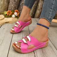 Danila Peep-Toe Wedge
