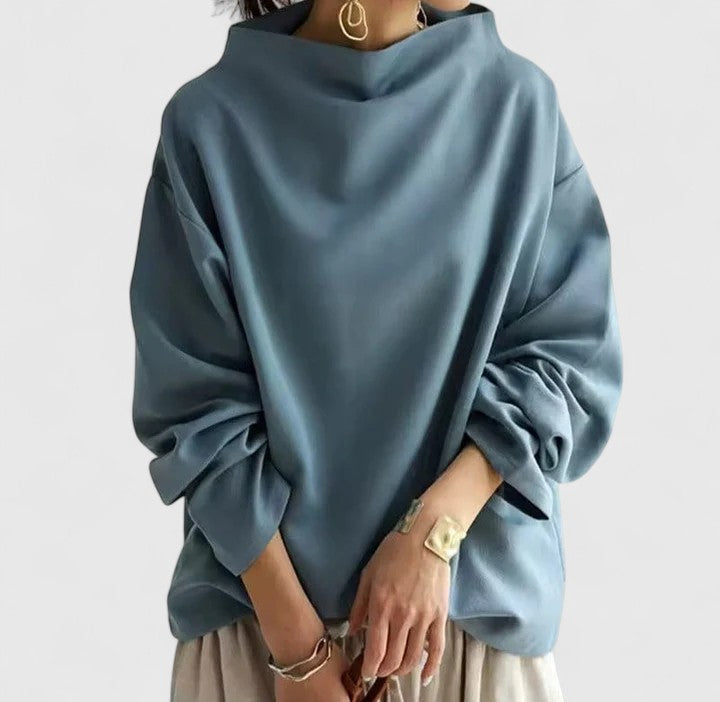Britney | Elegant Top Blue