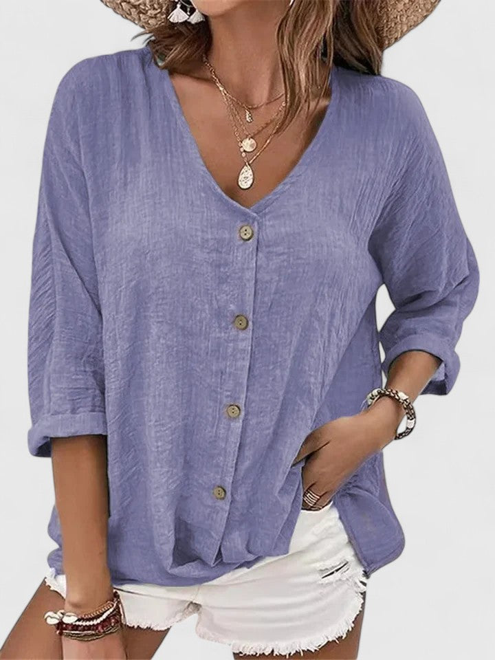 Kylie | Sophisticated Blouse Purple