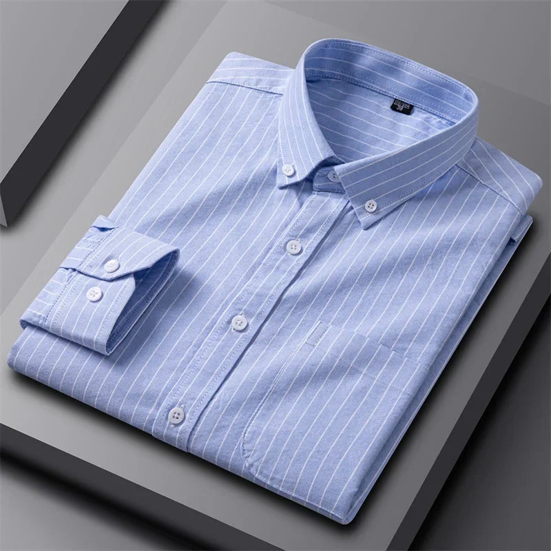 Adrian | Classic Oxford Button-Up Light blue