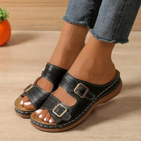 Jasmine | Adjustable Sandals Black