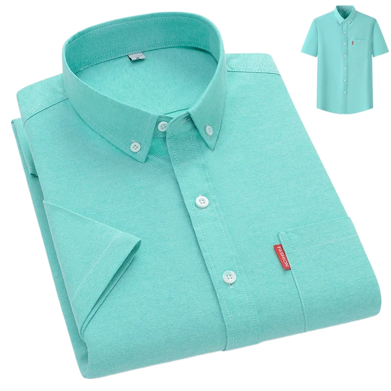 Kade | Lightweight Cotton Summer Shirt Green