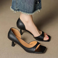 Valentina - Elegant Leather Heels