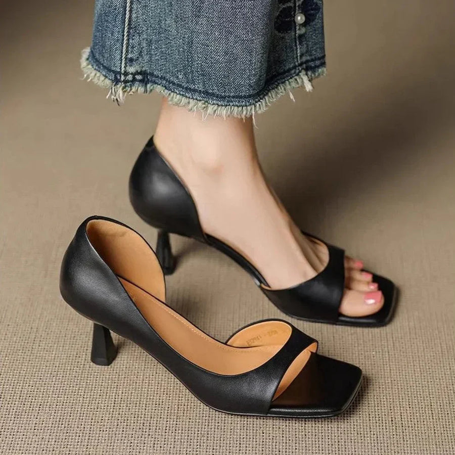Valentina - Elegant Leather Heels