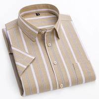 Zack | Short-Sleeve Cotton Shirt Yellow