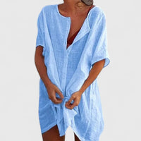 Louisiana | Elegant Tunic Dress Blue