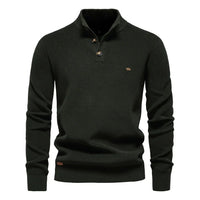 James - Men's Button-Down Sweater