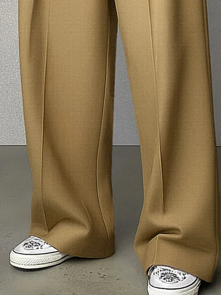 Hunter - Elegant Pleated Dress Trousers
