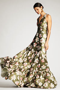 RORI GOWN - MOSS MAGNOLIA
