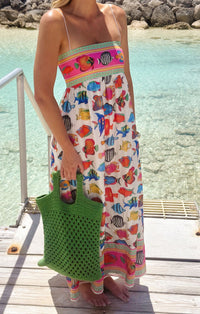 Skylar Maxi Dress ~ Rainbow Reef