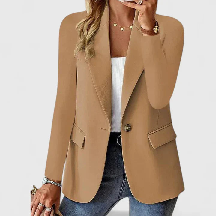 Katerynnae | Elegant Blazer Brown