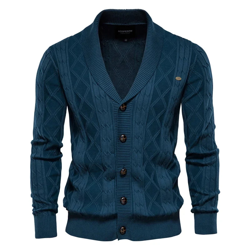 Henry - Men's Button-Down Sweater