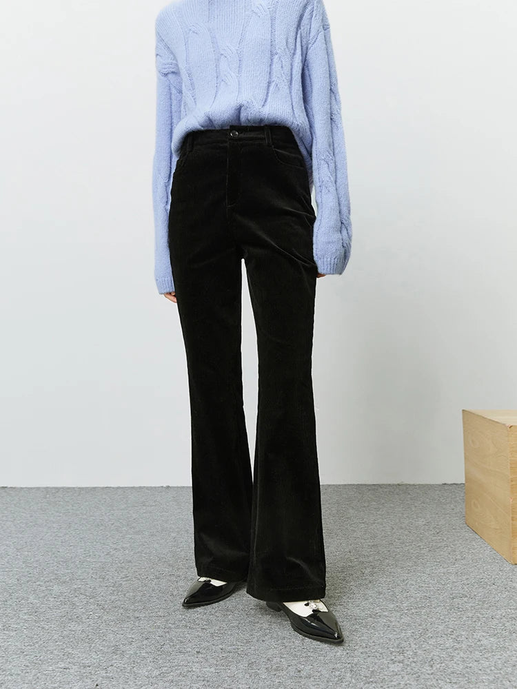 Ailbhe Straight-Leg Corduroy Pants