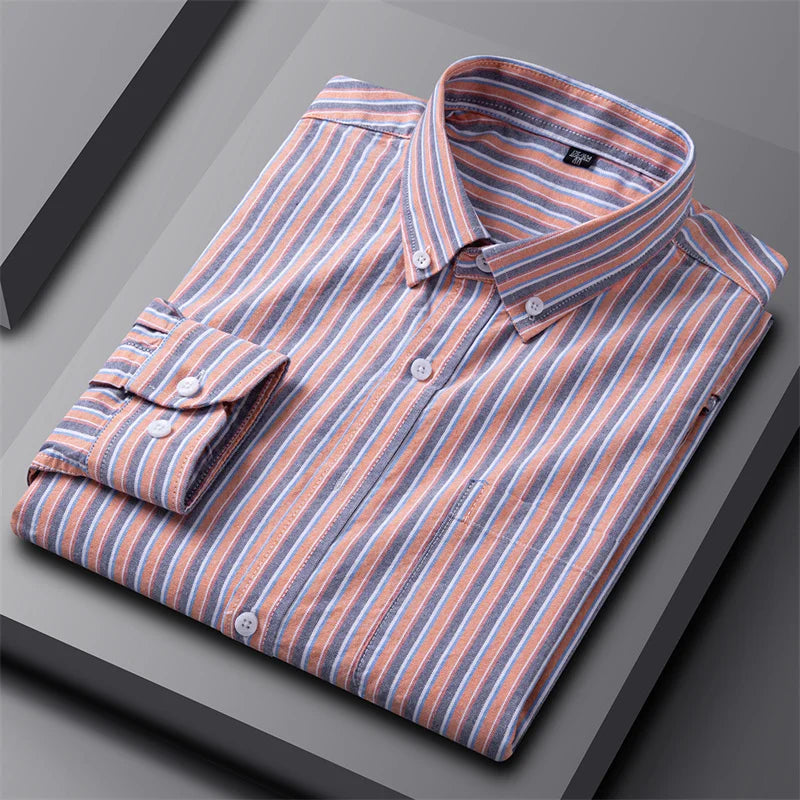 Adrian | Classic Oxford Button-Up Pink