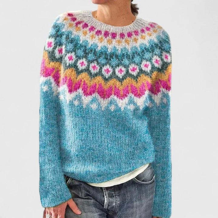 Elyvianne | Sophisticated Sweater Ocean Blue