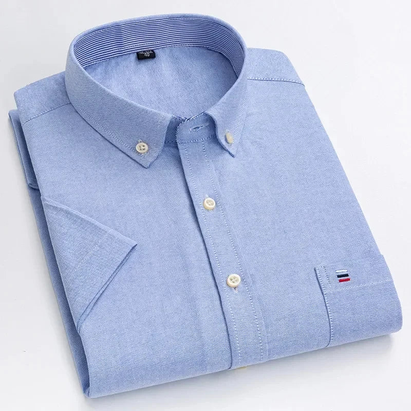 Slade | Stylish Cotton Shirt Light Blue