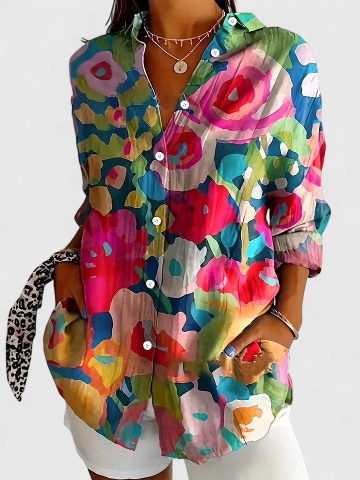 Anica | Sophisticated Blouse Multi-colored 1