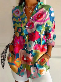 Mika - Colourful Comfort Blouse