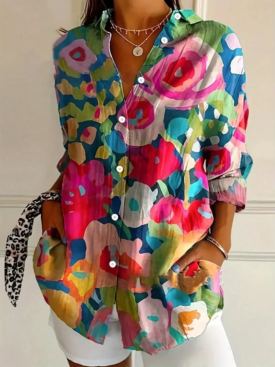 Mika - Colourful Comfort Blouse