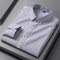 Adrian | Classic Oxford Button-Up Khaki