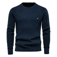 Thomas - Men's Sweater with Diamond Pattern