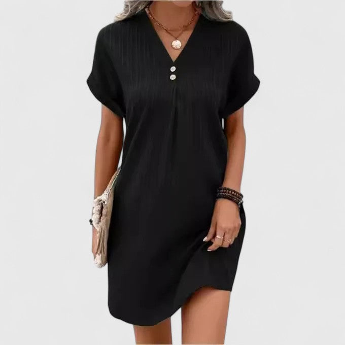 Deborah | Comfortable Dress Black