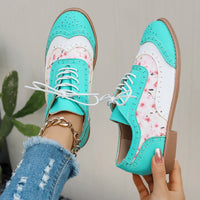 Aurora Metallic Oxford Shoes