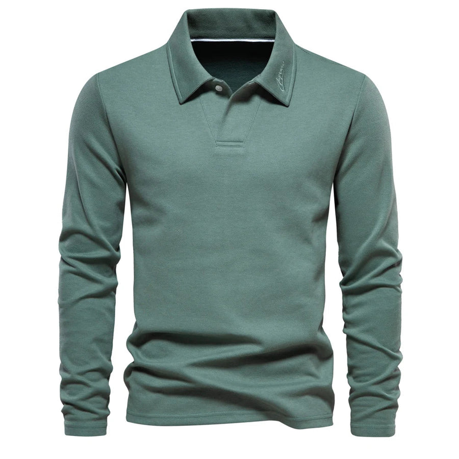 Henrik | Classic Warm Elegance Sweater Green