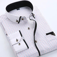 Jayson | Modern Long-Sleeve Shirt Black/White