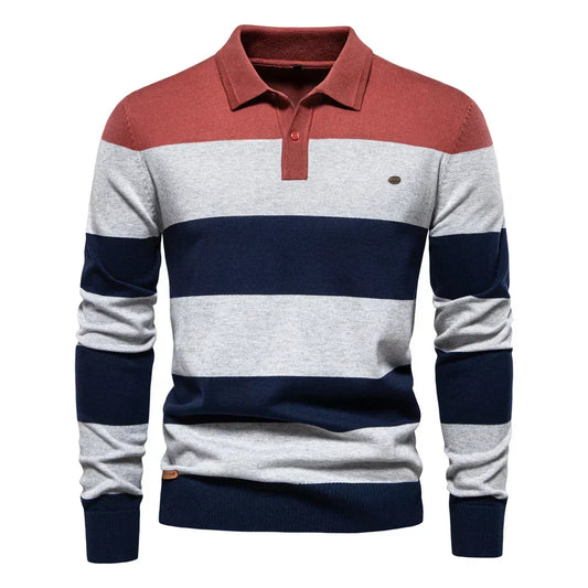 Alaric | Classic Warm Elegance Pullover Red