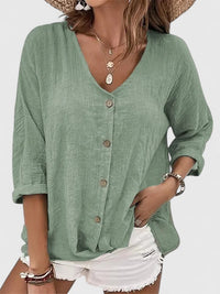 Kylie | Sophisticated Blouse Green
