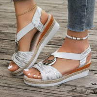 Rosa | Elegant Orthopedic Sandals White