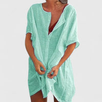 Louisiana | Elegant Tunic Dress Light Green