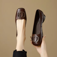 Phoebe - Elegant Leather Flats