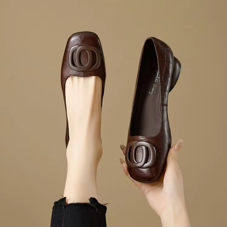Phoebe - Elegant Leather Flats