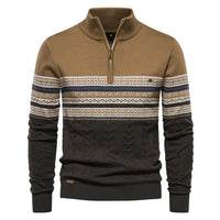 Alistair | Classic Warm Elegance Pullover Khaki