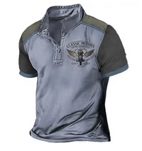 Seth – Vintage Motorcycle Polo Shirt for Men