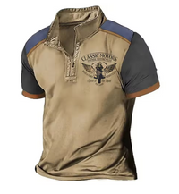 Seth – Vintage Motorcycle Polo Shirt for Men
