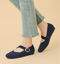 Caitlin - Wide Fit Comfort Flats
