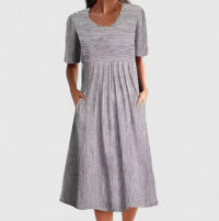 Felyzette | Comfortable Midi Dress Gray