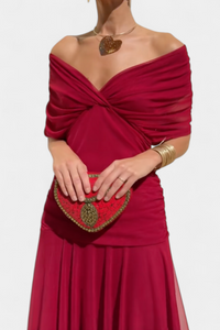 Eryzziah | Elegant Dress Red