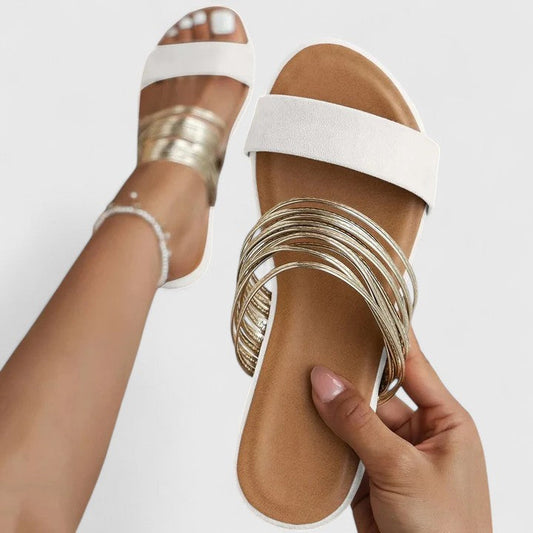 Lioraen | Elegant Sandals Cream White