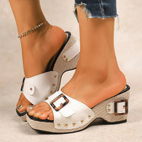 Evelyn Wedge Sandals